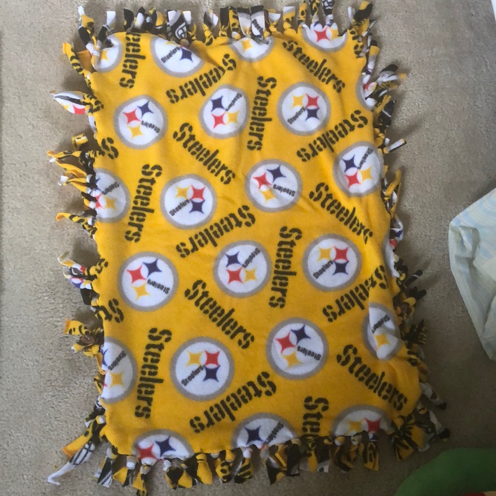 Steelers baby blanket